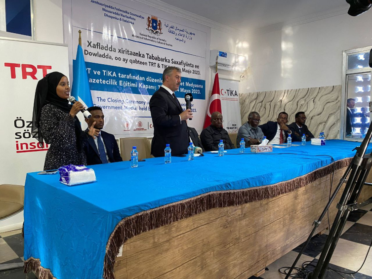 TRT'den TİKA iş birliğiyle Somalili gazetecilere eğitim